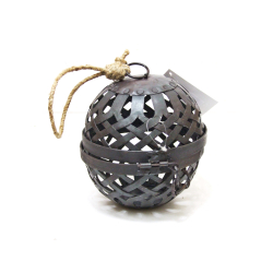 Lampion metalowy Kula 15cm